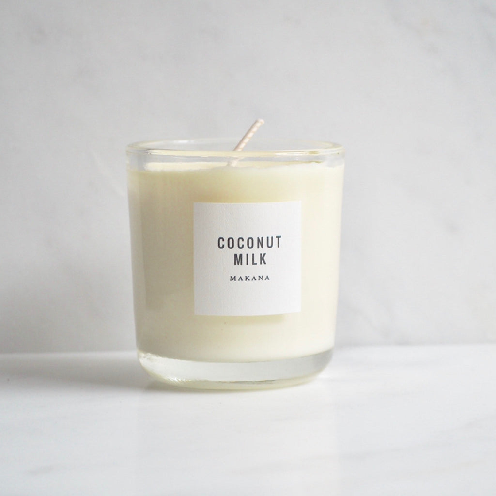 A Makana Coconut Milk Classic Candle - NO PACKAGING.